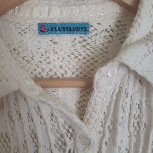 Lace button up shirt - Picture 5 of 5